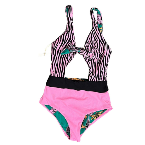 Maaji reversible One-Piece Cut Out Swimsuit (S)